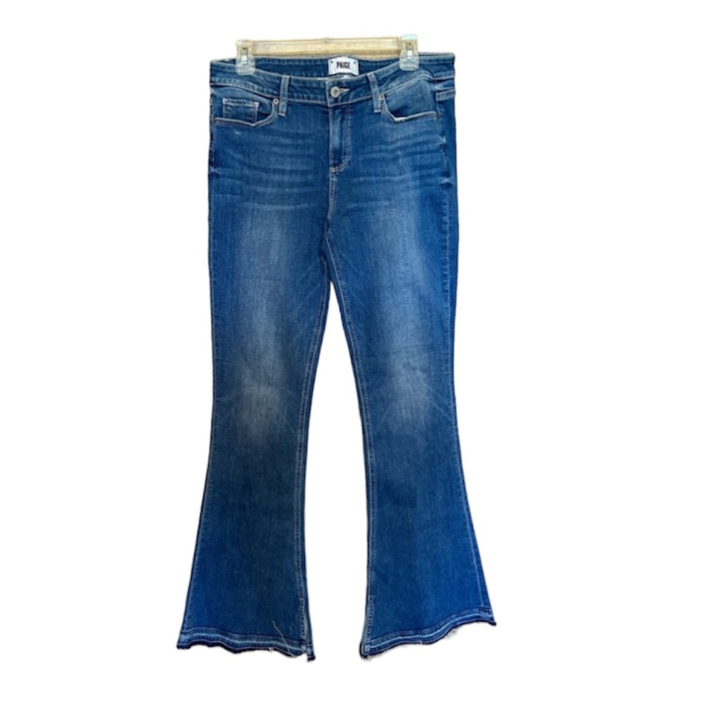PAIGE Claudine high rise, cropped jeans w/kick flare